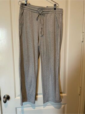 Soft Surroundings Light Gray Drawstring Lounge Joggers